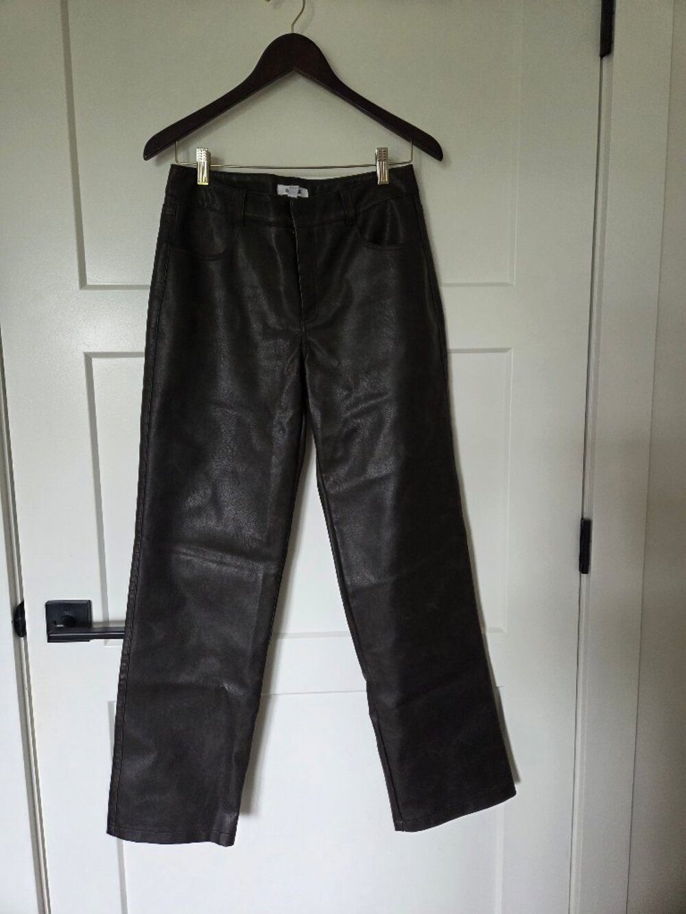 Faux Leather Pants